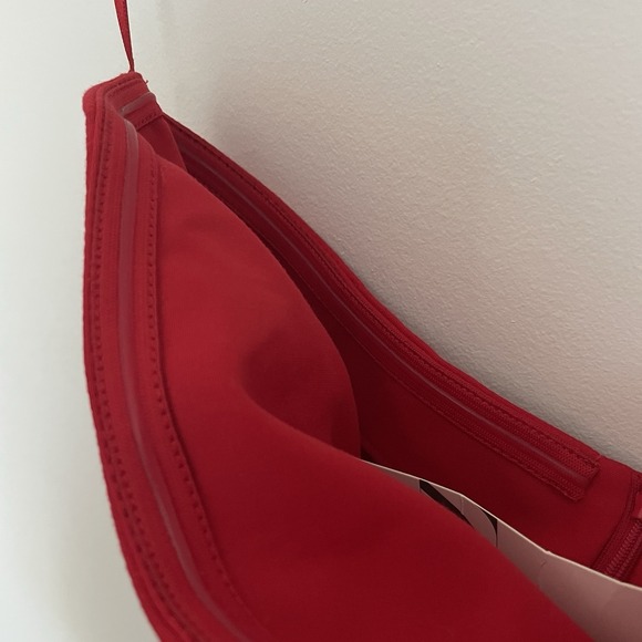 ZARA Red Ruched Cocktail Dress M NWT Strapless Slit Formal Valentine Prom Love - Picture 10 of 16